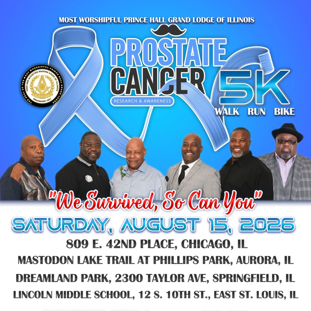 prince-hall-cancer-walk Most Worshipful Prince Hall Grand Lodge of IL 5K Prostate Cancer Walk
